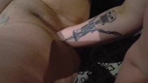 My wife gets double penetrated by our slutty threesome hookup friend
